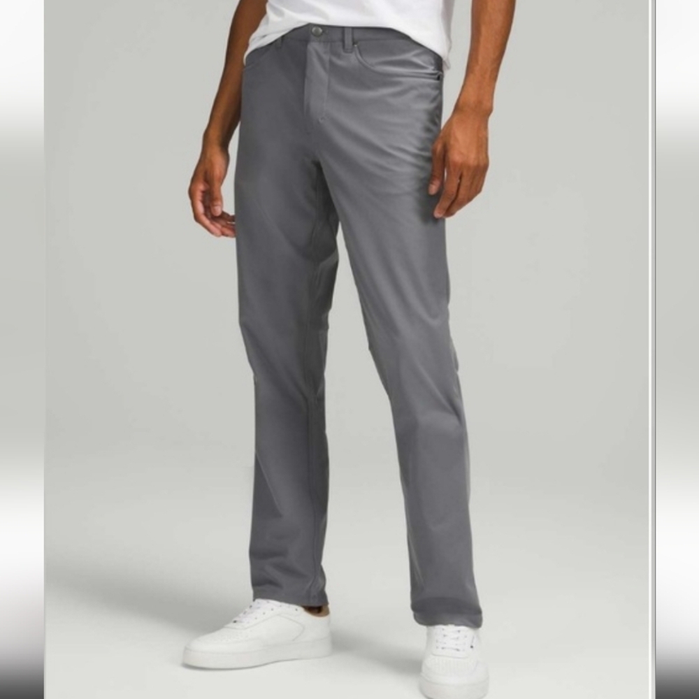 Lululemon ABC Classic 5 Pocket Pant *Warpstreme Grey Size 32 28L